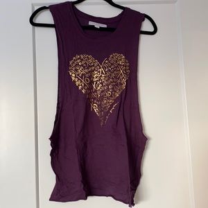 Purple spiritual gangster muscle shirt